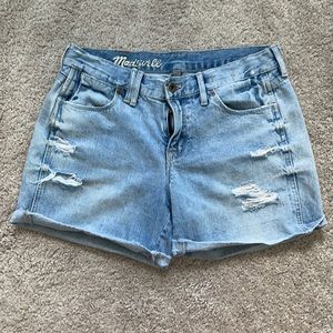 Madewell Distressed Denim Short